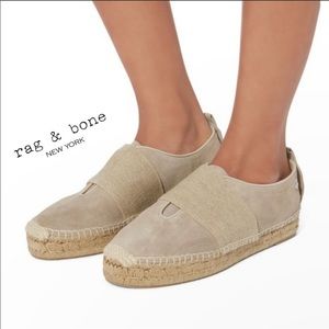 Rag & Bone Nina Suede Slip-On Espadrille